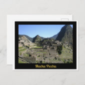 Briefkaart Machu Picchu Peru (Voorkant / Achterkant)