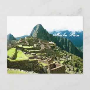 Briefkaart Machu Picchu Peru