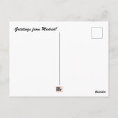 Briefkaart Madrid (Achterkant)