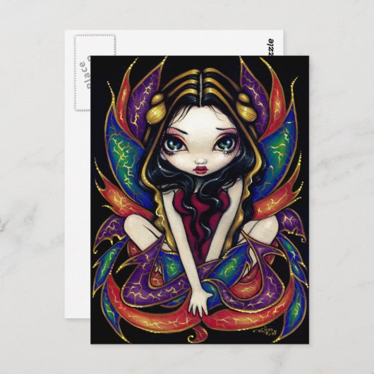 briefkaart "Magnificant Wings" (Voorkant / Achterkant)