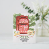 Briefkaart  mailbox Moving Announcement (Staand voorkant)