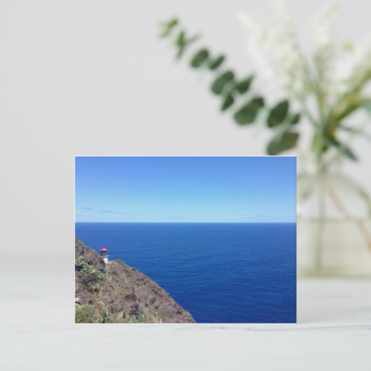 Briefkaart Makapuu van Hawaii (Staand voorkant)