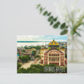 Briefkaart Manaus Brazilië (Staand voorkant)