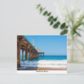 Briefkaart Manhattan Beach Pier (Staand voorkant)