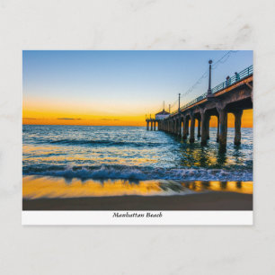 Briefkaart Manhattan Beach Pier