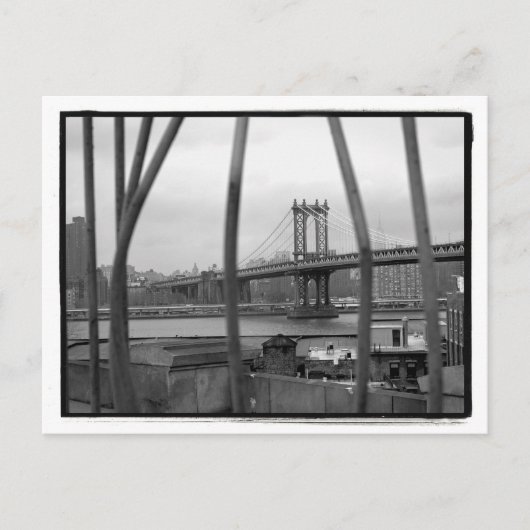 Briefkaart Manhattan Bridge (Voorkant)
