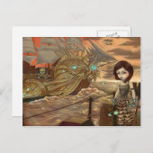 briefkaart "Maritime Sunset" (Voorkant / Achterkant)