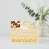 Briefkaart "Maryland" (Staand voorkant)