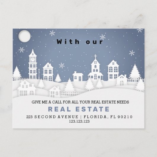 Briefkaart MATCHMAKER REAL ESTATE Announding (Voorkant)