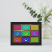 Briefkaart Mauritanië Multihue Vlaggen (Staand voorkant)