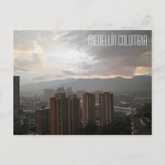 Briefkaart Medellín Colombia (Voorkant)