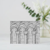Briefkaart Medieval Architecture (Staand voorkant)