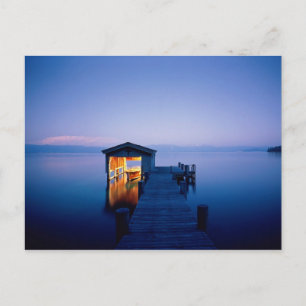 Briefkaart meer Tahoe Sunset