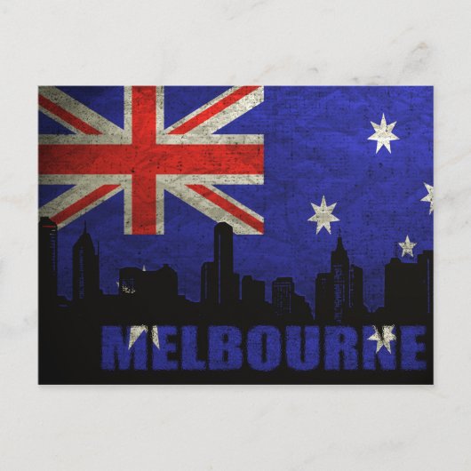 Briefkaart Melbourne (Voorkant)