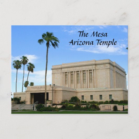 Briefkaart - Mesa Arizona Temple (Voorkant)