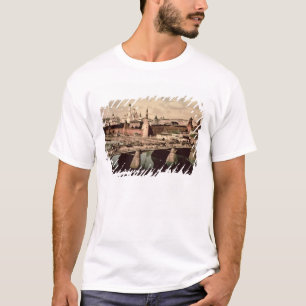 Briefkaart met afbeelding van het Kremlin in Mosko T-shirt