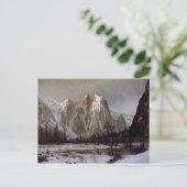 Briefkaart met Albert Bierstadt schilderen (Staand voorkant)