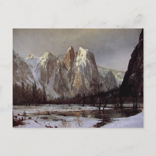 Briefkaart met Albert Bierstadt schilderen (Voorkant)