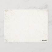 Briefkaart met Baseball Print (Achterkant)