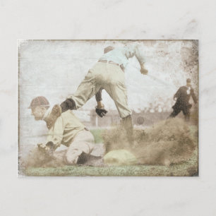 Briefkaart met  Baseball Print