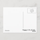 Briefkaart met Belgian Colors Design (Achterkant)