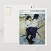 Briefkaart met beroemde schilderijen (Voorkant / Achterkant)