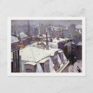 Briefkaart met beroemde winterschilderijen
