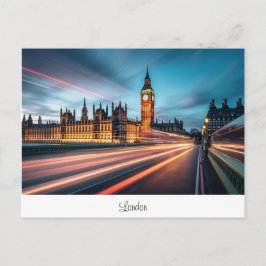 Briefkaart met Big Ben, Londen.