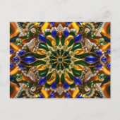 Briefkaart met Brazilië Kleuren Design (Voorkant)