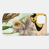 Briefkaart met Butterflies en Flowers Case-Mate iPhone Case (Achterkant (horizontaal))