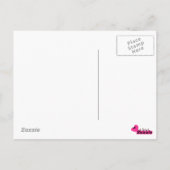 Briefkaart met chocolade-Cake Recipe (Achterkant)