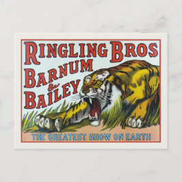 Briefkaart met Circus Tiger afdrukken