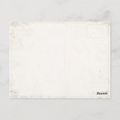 Briefkaart met Cool Aspen Ski Print (Achterkant)