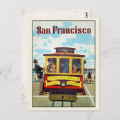Briefkaart met Cool San Francisco Print (Voorkant / Achterkant)