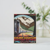 Briefkaart met Cool  Ski Resorts Print (Staand voorkant)