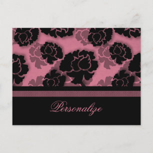 Briefkaart met de Floral Decadence van Grungy, Roz