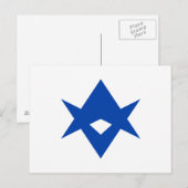 Briefkaart met de vlag van Toyota (Voorkant / Achterkant)