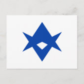 Briefkaart met de vlag van Toyota (Voorkant)