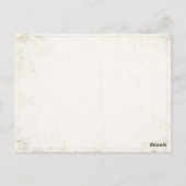 Briefkaart met de  vlag van Zweden (Achterkant)