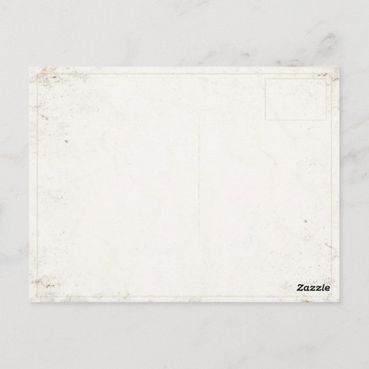 Briefkaart met de vuile vlag uit Rusland (Achterkant)