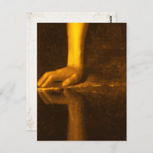 Briefkaart met details van het schilderen van Cara (Voorkant / Achterkant)