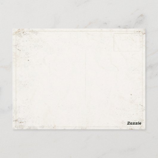 Briefkaart met details van het schilderen van Cara (Achterkant)