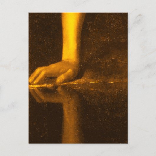 Briefkaart met details van het schilderen van Cara (Voorkant)