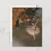 Briefkaart met Edgar Degas schilderen (Voorkant / Achterkant)