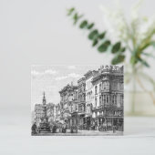 Briefkaart met een oud imago in San Francisco (Staand voorkant)
