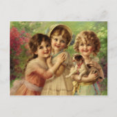 Briefkaart met Emile Vernon-schildering (Voorkant)