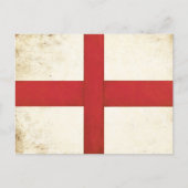 Briefkaart met Engelse vlag in Dirty Old Style (Voorkant)