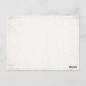 Briefkaart met Fair Poster Print van de  wereld (Achterkant)