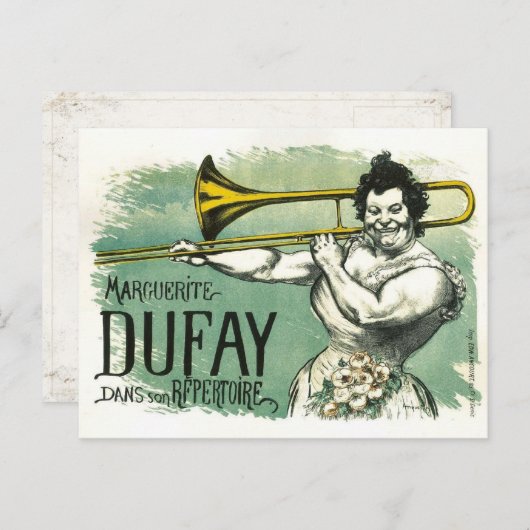 Briefkaart met Frans Poster afdrukken (Voorkant / Achterkant)