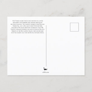 Briefkaart met gehakt engel